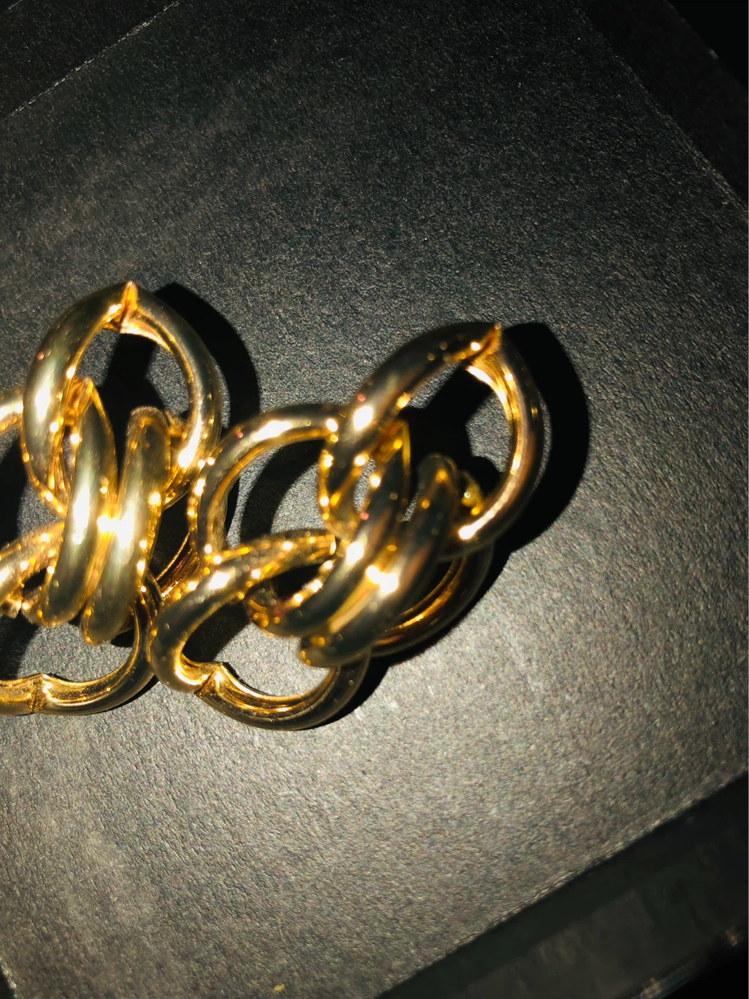 Gold  plated  earrings 3 cm lenth - photo 2