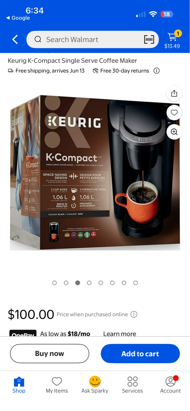 Keurig K-Compact Single Serve Coffee Maker - photo 2