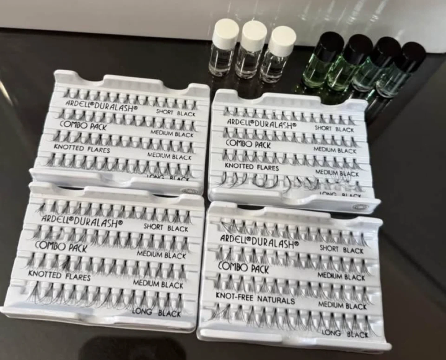 Ardell Individual Lash Clusters – 4 Packs + Adhesive