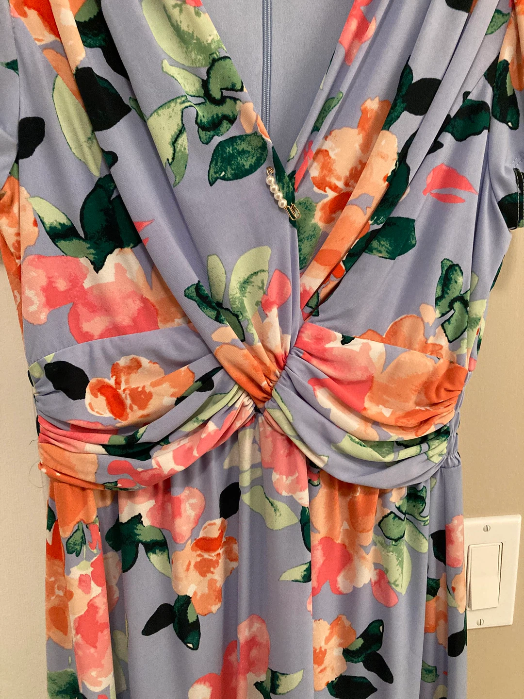Floral Twist Front summer Dress - photo 3