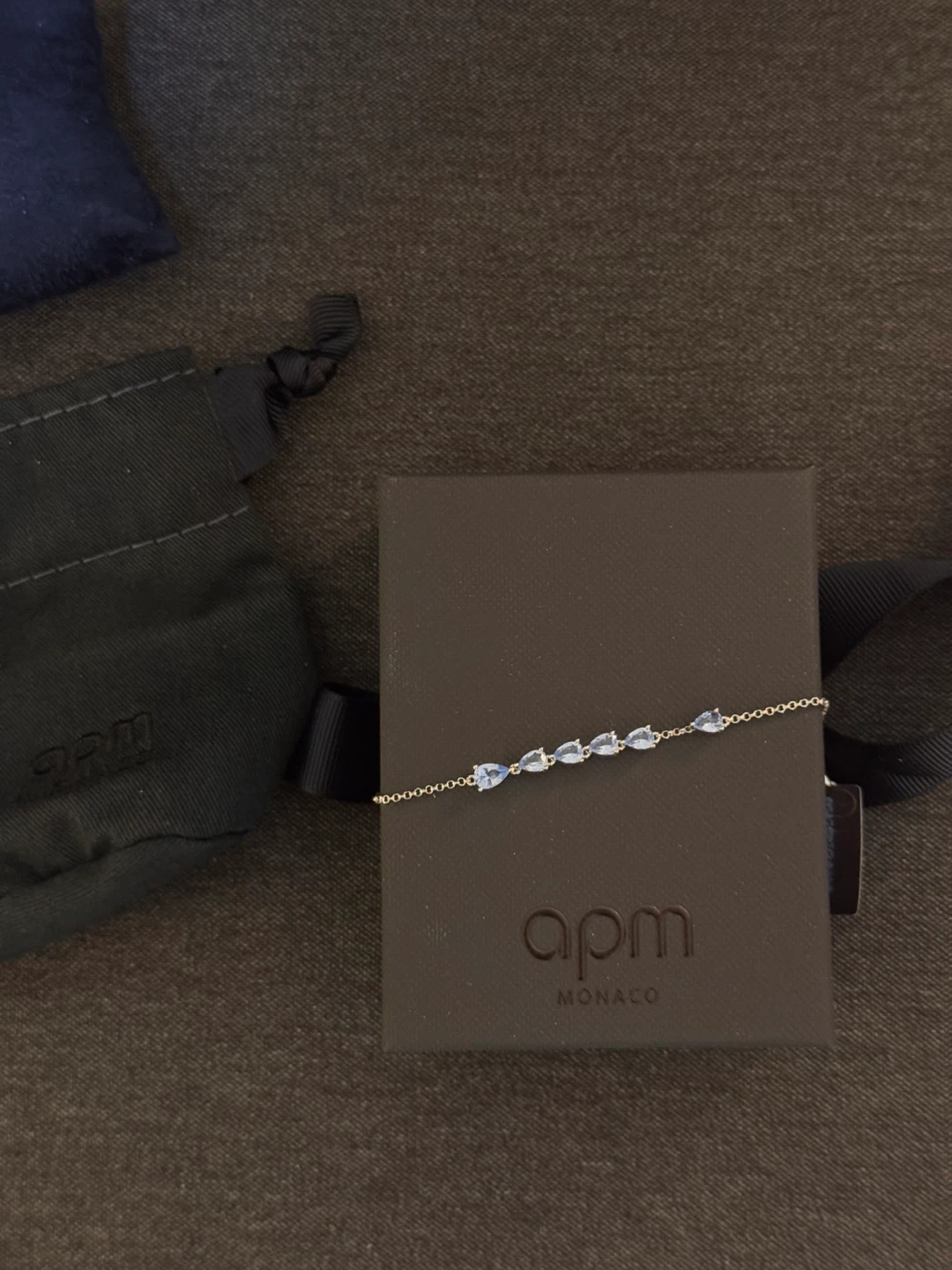 Brand new apm Bracelet with Blue Stones - photo 2