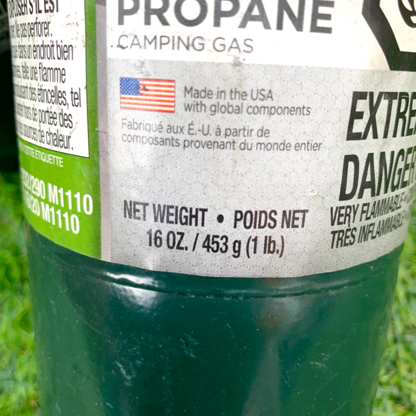 Propane Cylinders Camping Fuel Canisters 1LB Bottles Set Of 2 - photo 5