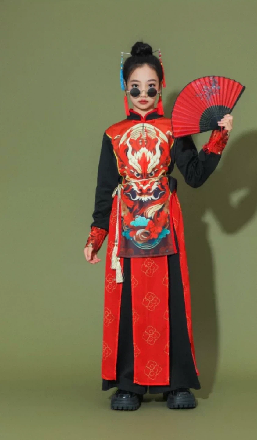 Kids Dragon Print Costume - photo 2