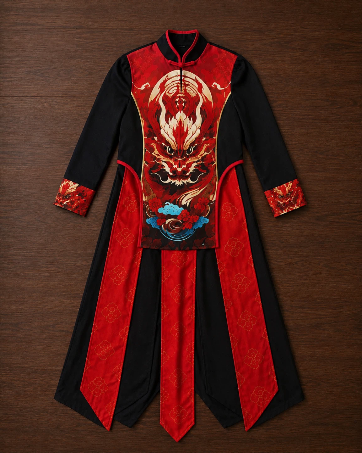 Kids Dragon Print Costume