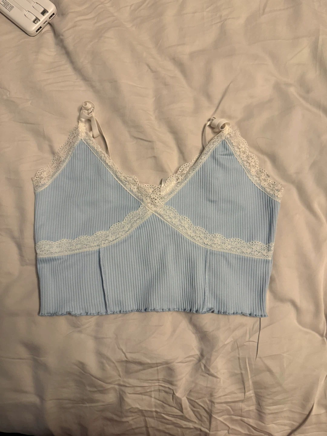 Light Blue crop top