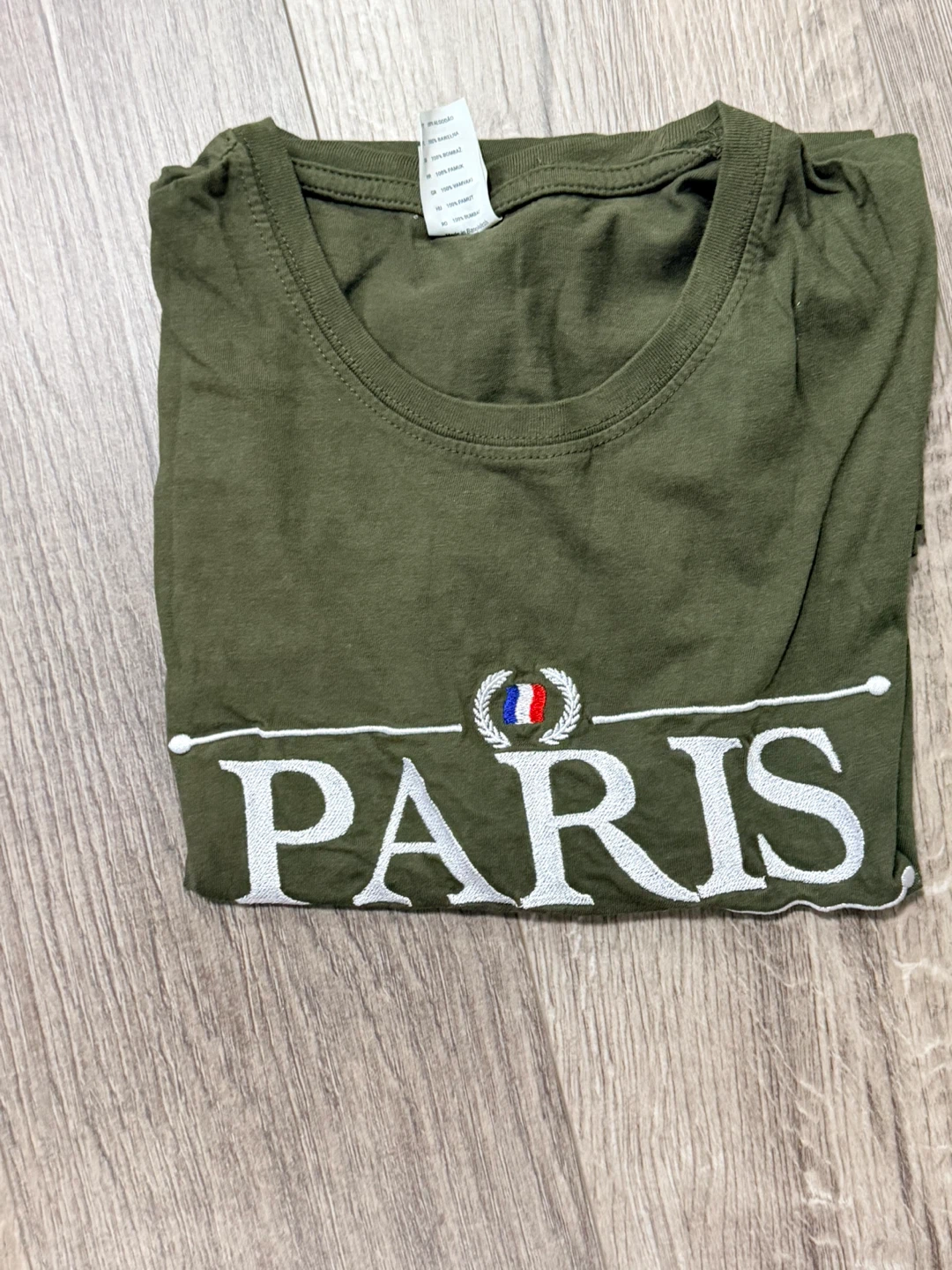 Green Paris France T-Shirt - photo 2