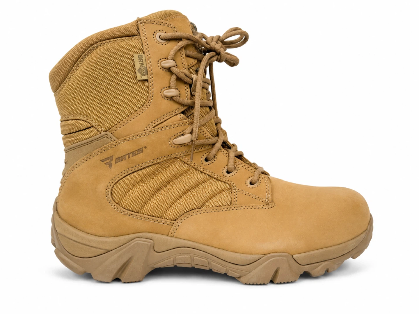 Bates GX-8 Tactical Boots Tan Side Zip Waterproof Men’s US 11.5
