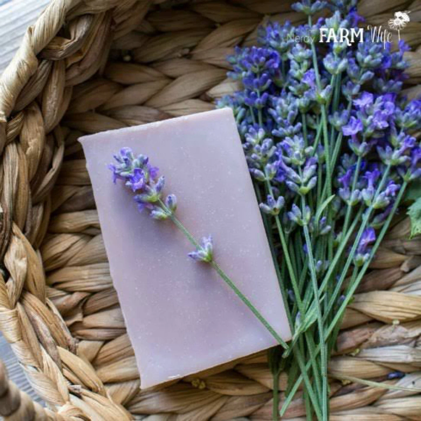 Handmade Shea Butter Lavender Soap Bar