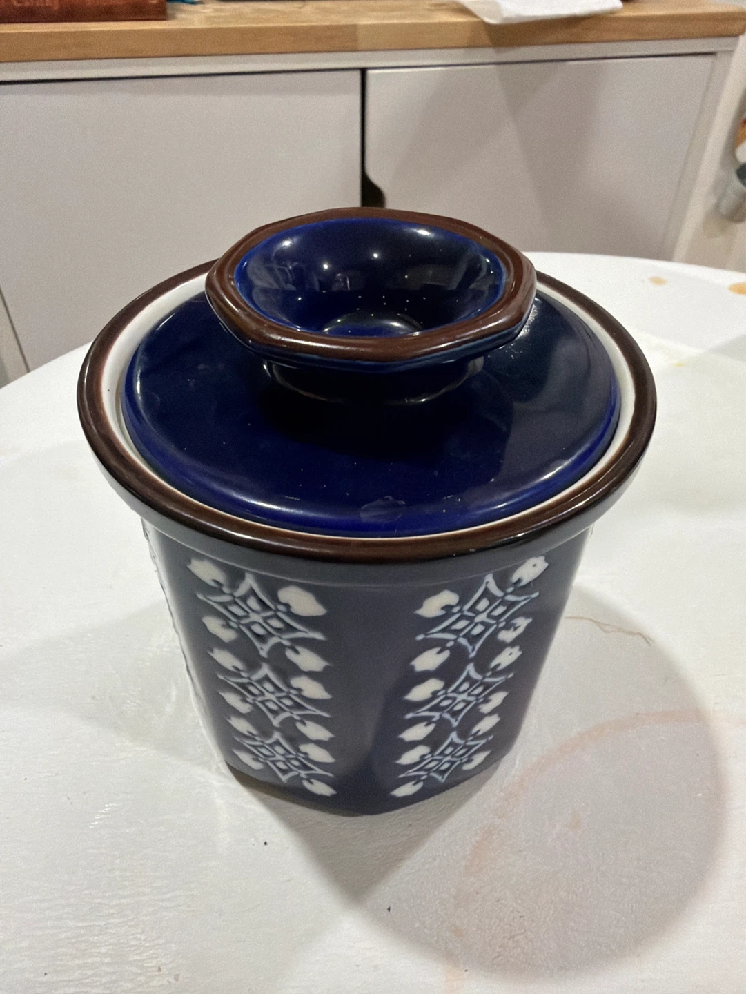 Vintage Ceramic Butter Dish Set