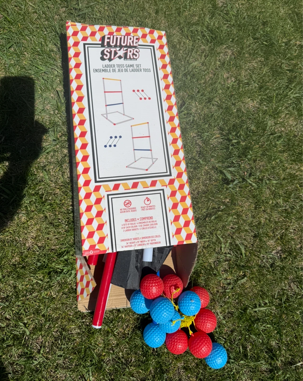 Ladder Toss Outdoor Lawn Game Set Complete