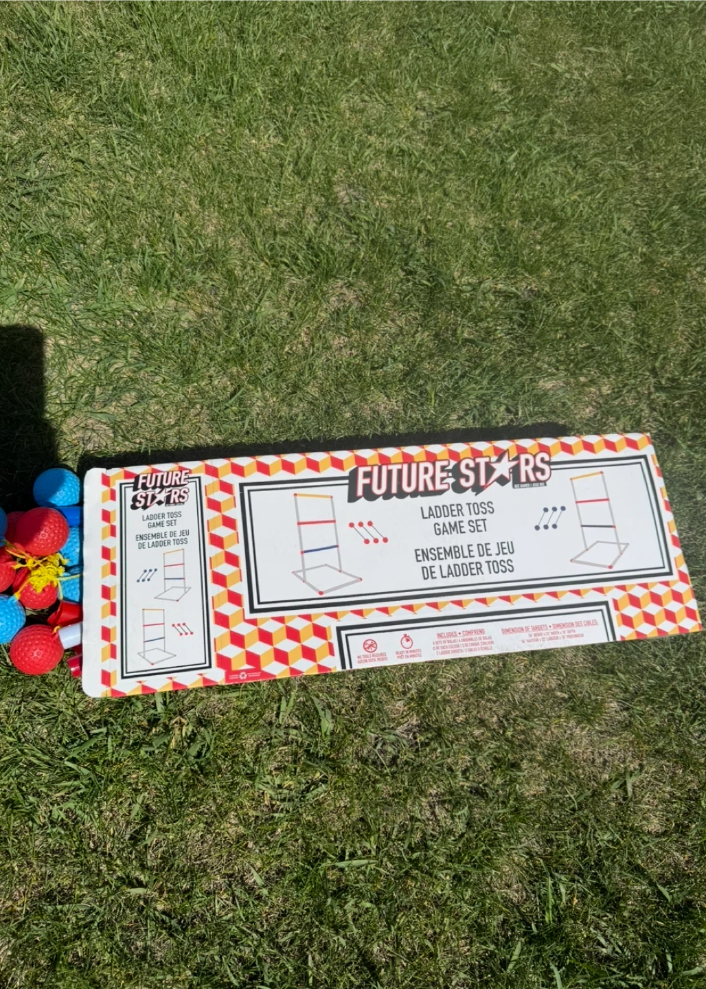 Ladder Toss Outdoor Lawn Game Set Complete - photo 2