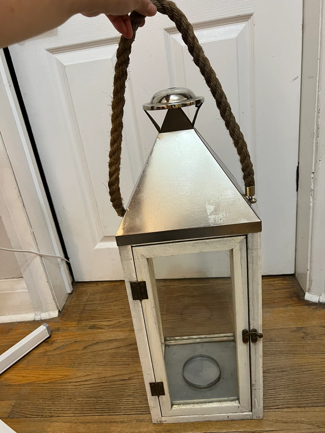 Decorative Lantern with Rope Handle - photo 3