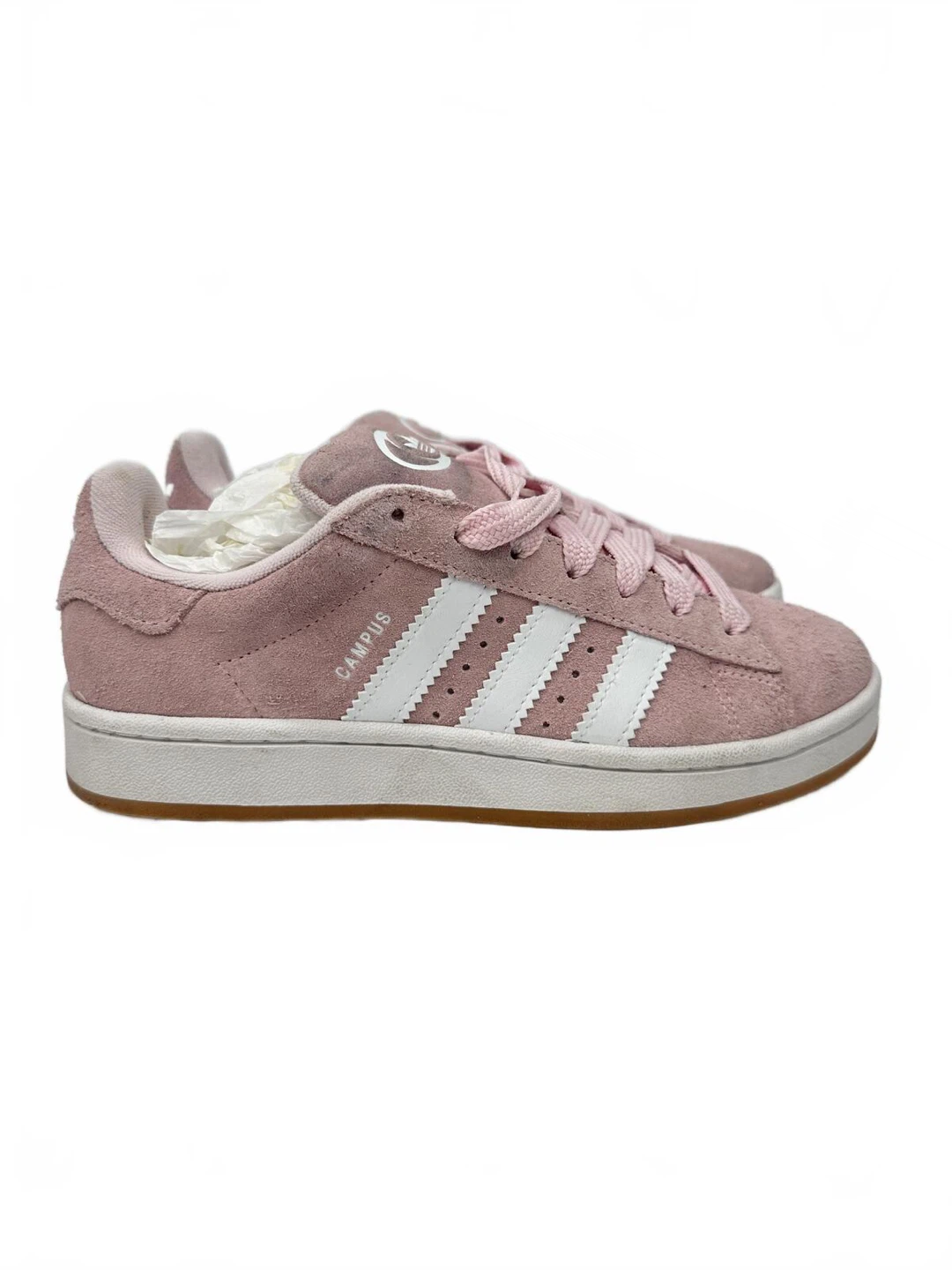 Adidas Campus 00s Clear Pink Cloud White Gum Suede Sneakers US 6