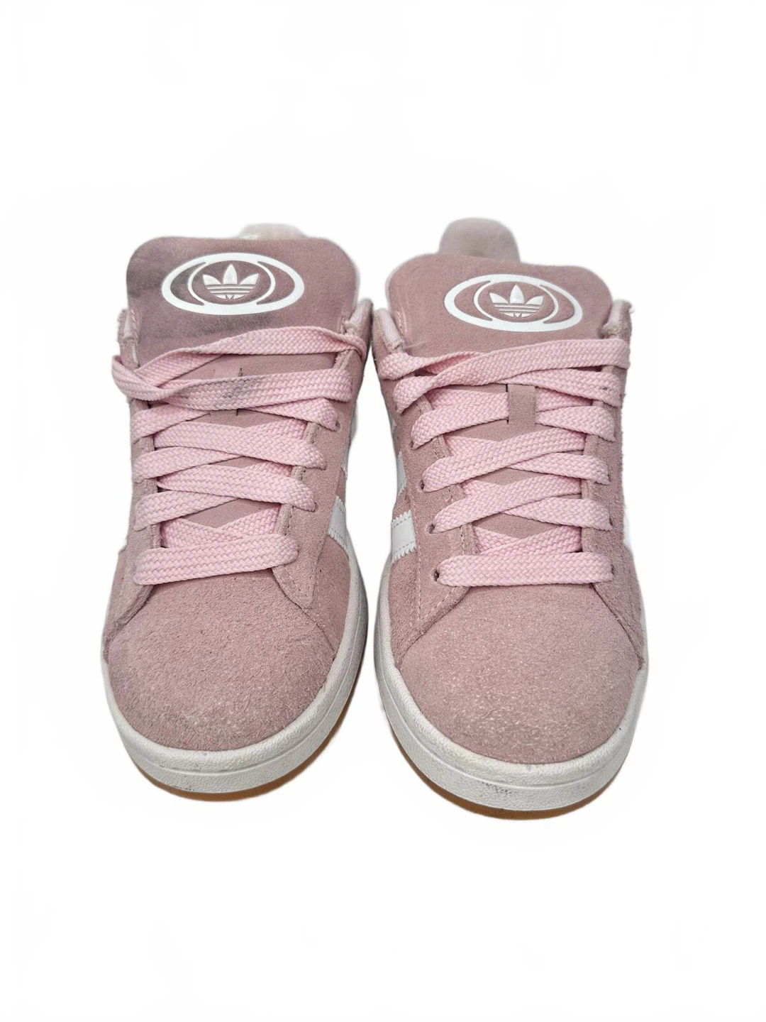 Adidas Campus 00s Clear Pink Cloud White Gum Suede Sneakers US 6 - photo 2