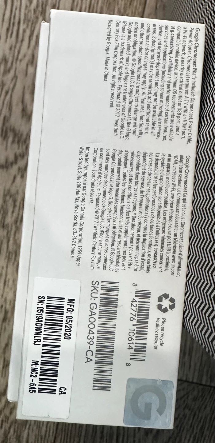 Google Chromecast Streaming Device - photo 4