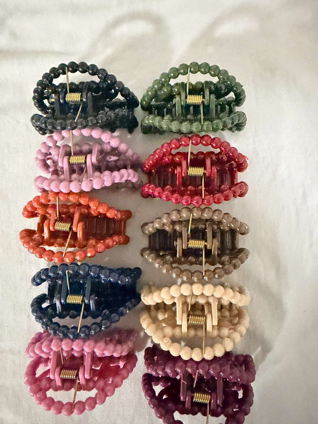 Set of 10 Decorative Claw Hair Clips - photo 5