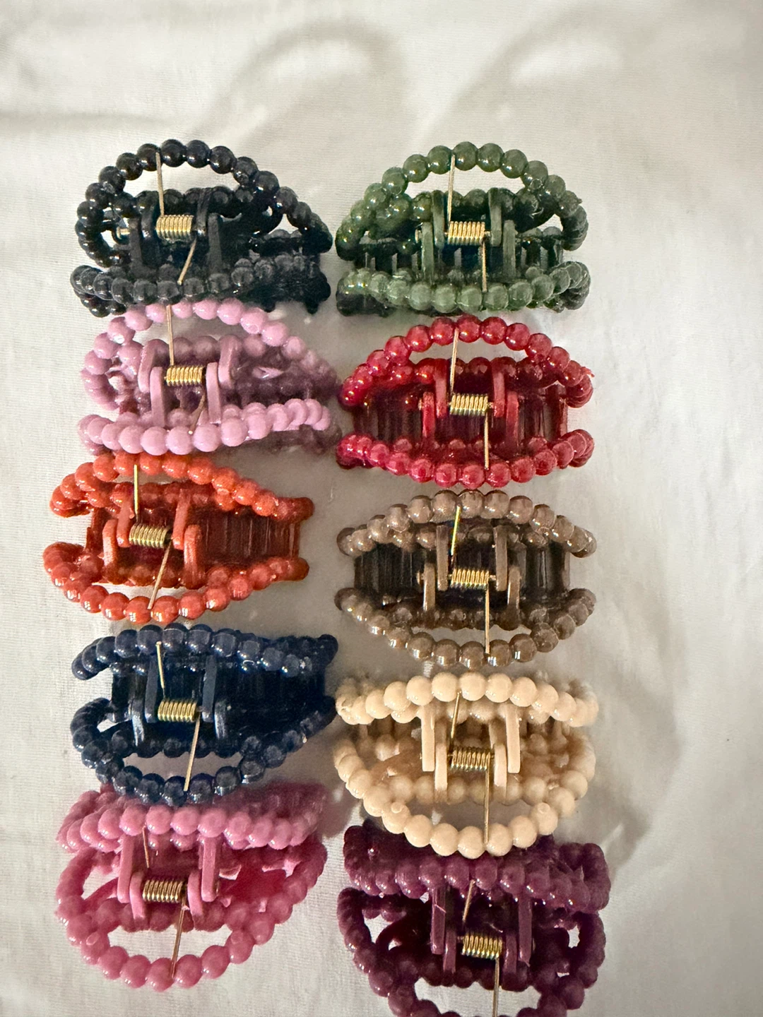 Set of 10 Decorative Claw Hair Clips - photo 3
