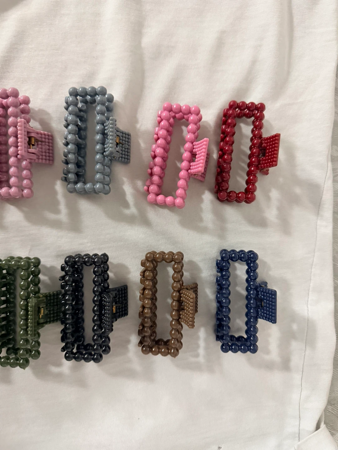 Set of 12 beaded claw clips - photo 3