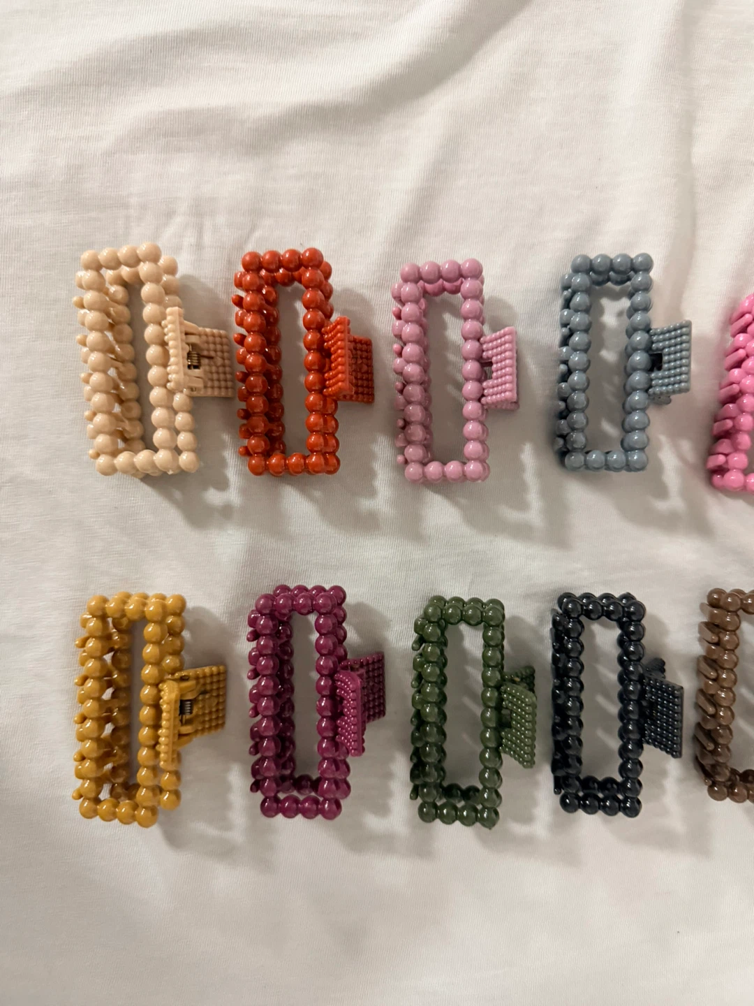 Set of 12 beaded claw clips - photo 2