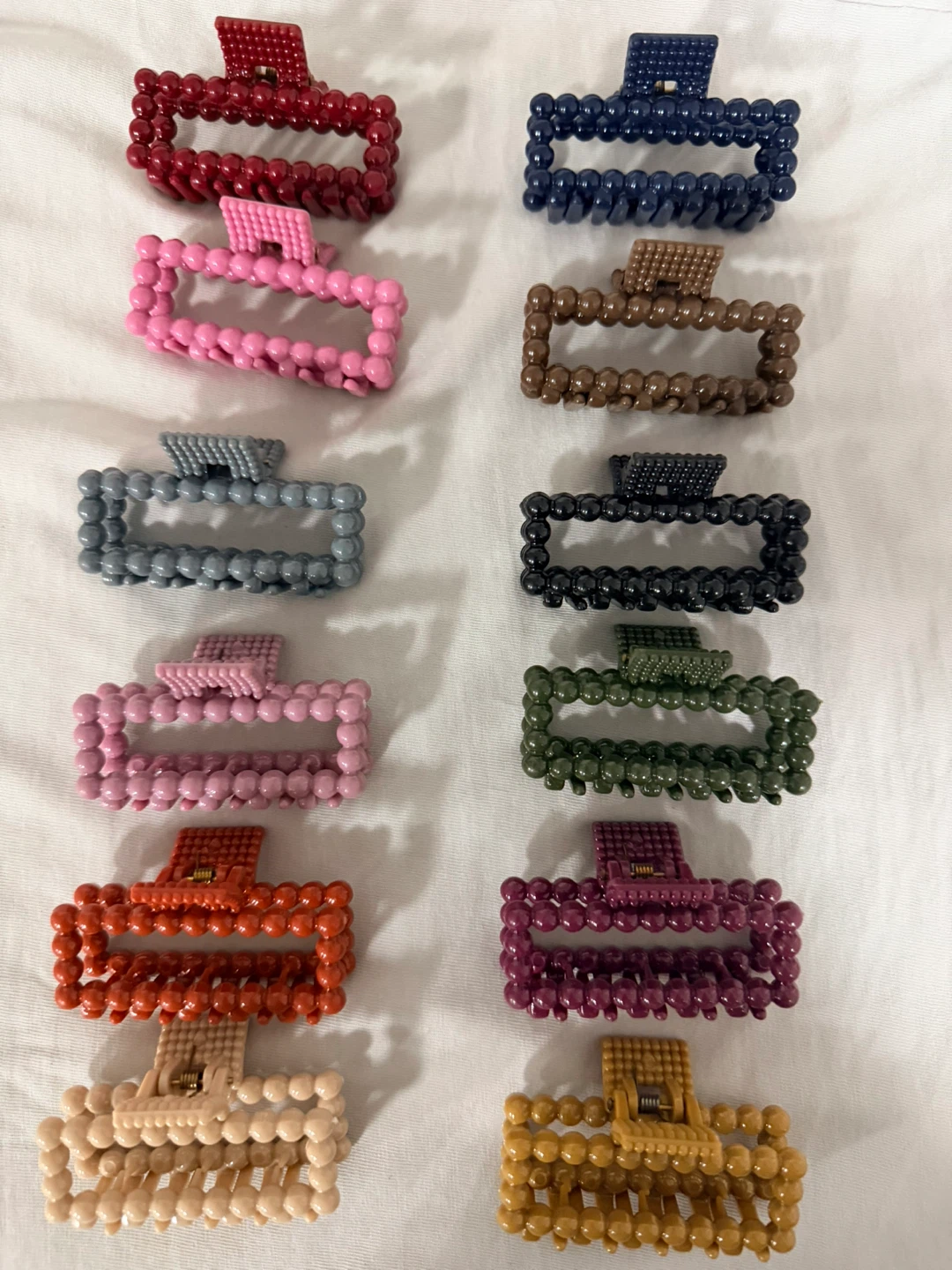 Set of 12 beaded claw clips - photo 4