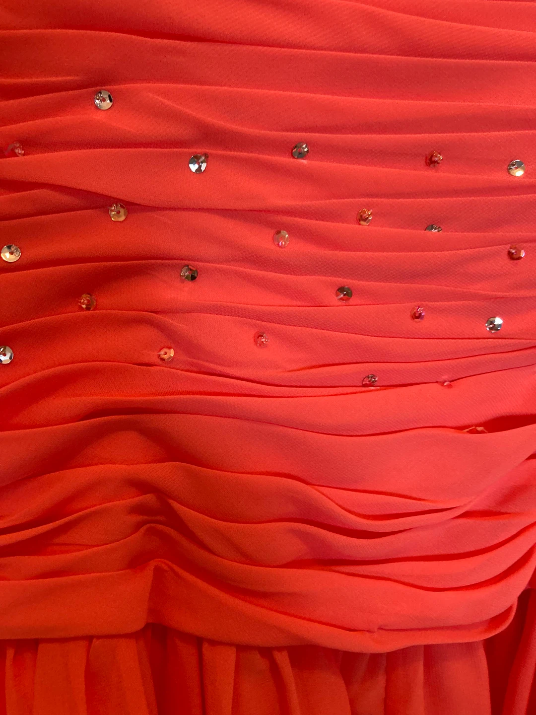 Wedding? Party? Elegant Coral  Dress with Sparkle Accents - photo 5