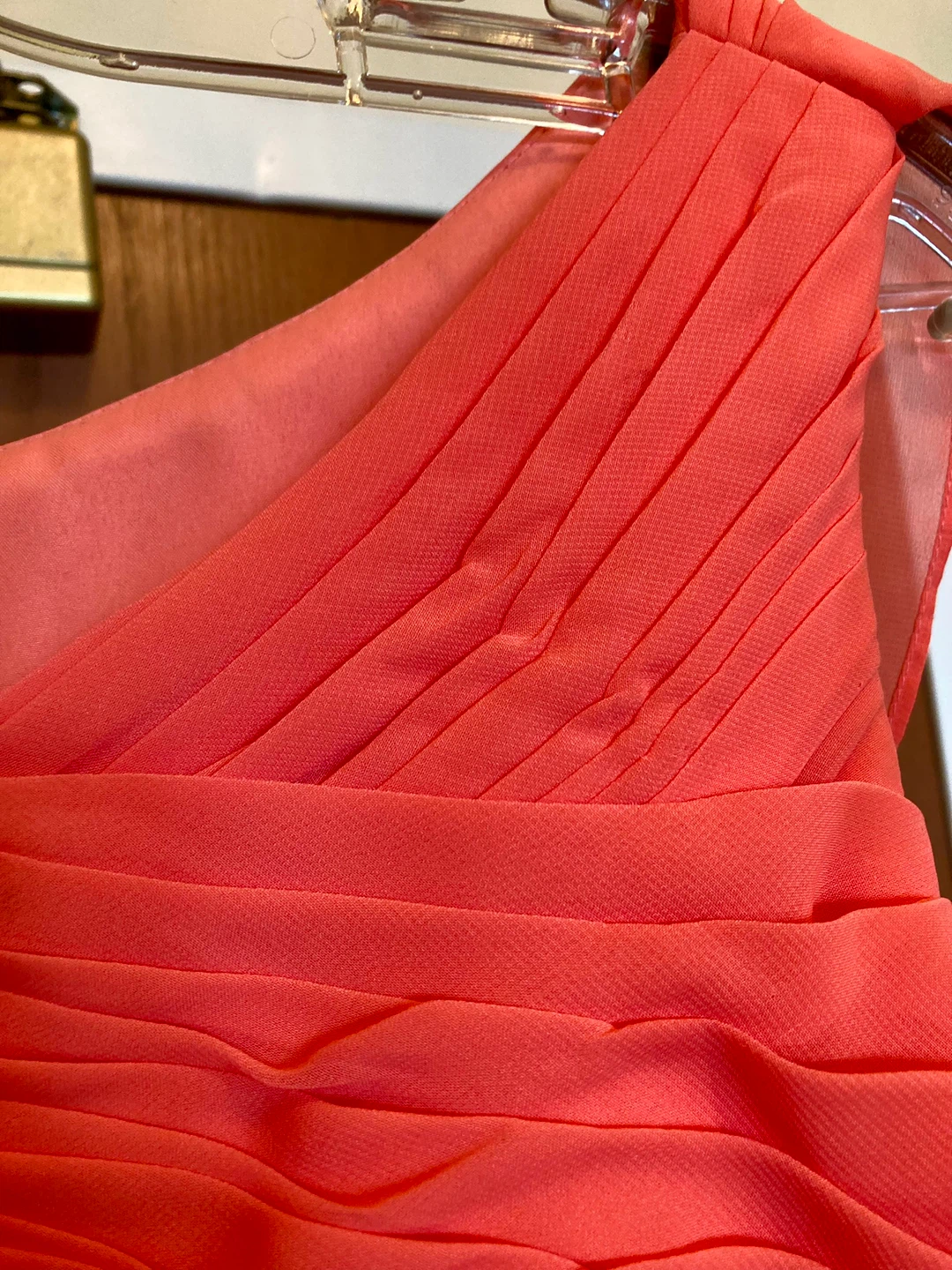 Wedding? Party? Elegant Coral  Dress with Sparkle Accents - photo 4