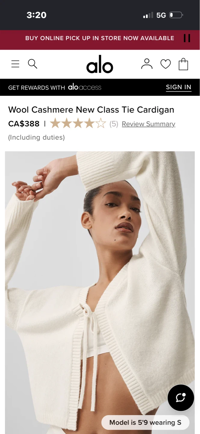 Alo Yoga Women's sweater cashmere - photo 3