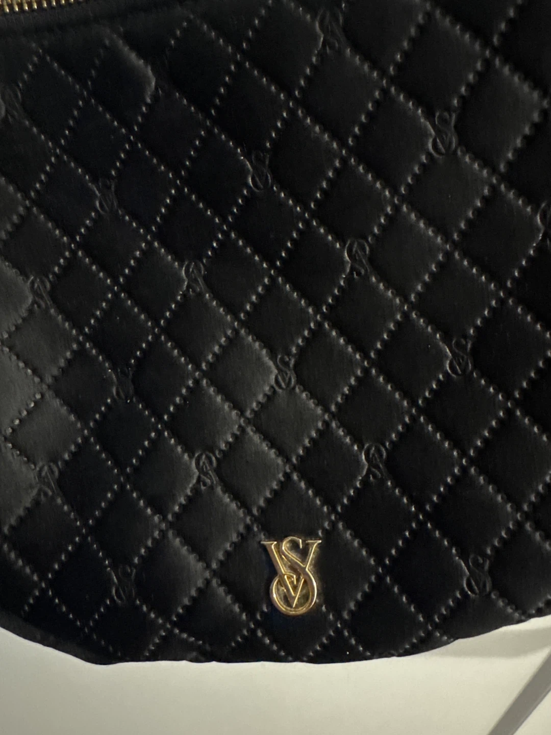 Victoria's Secret Quilted Black Crossbody Bag - photo 2