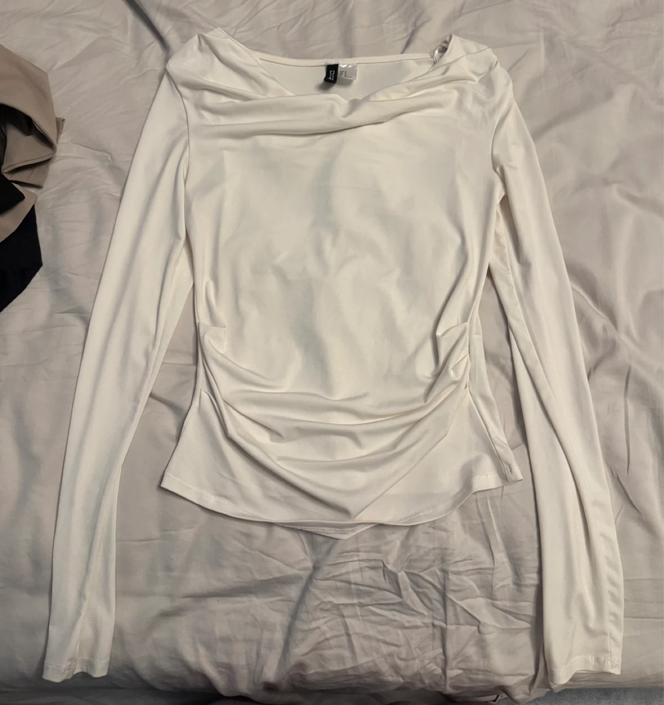 White Long Sleeve Top