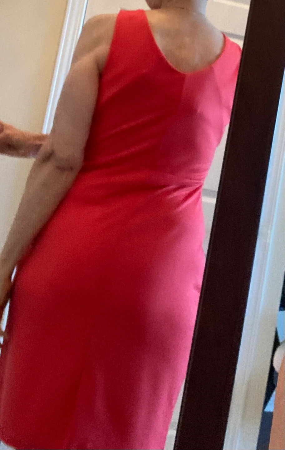 Coral Red Sleeveless Dress - photo 2