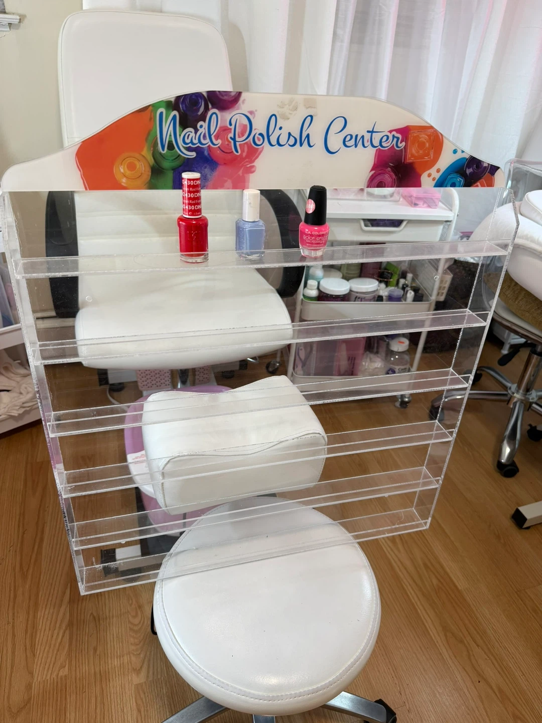 Clear Acrylic Nail Polish Display Center - photo 3
