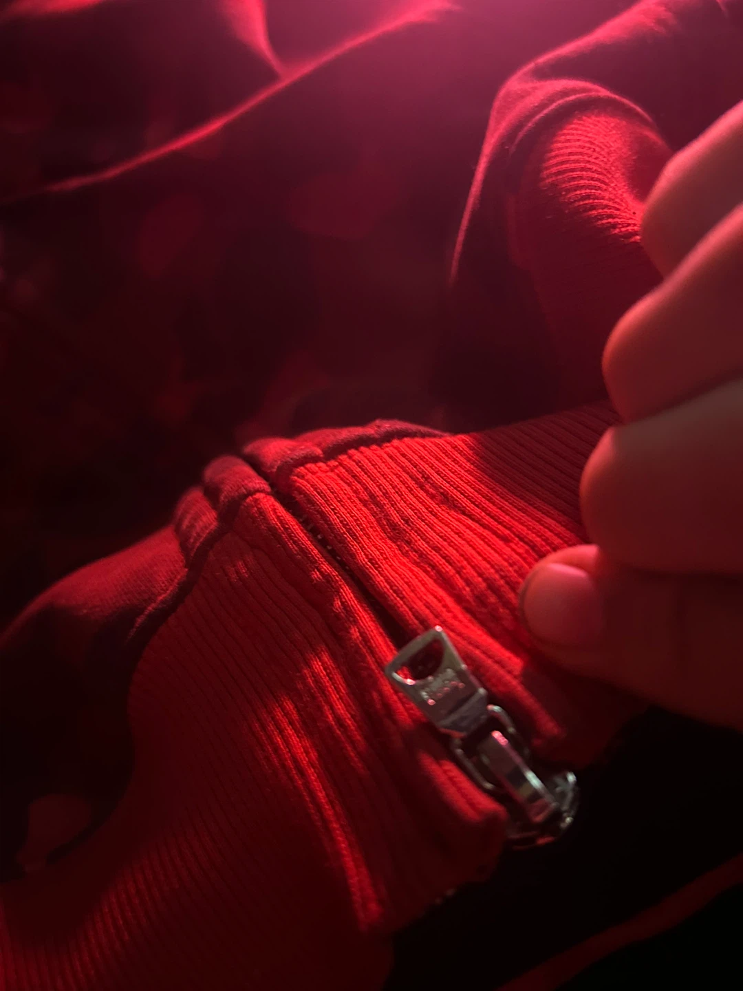 Double hooded red bape hoodie - photo 4