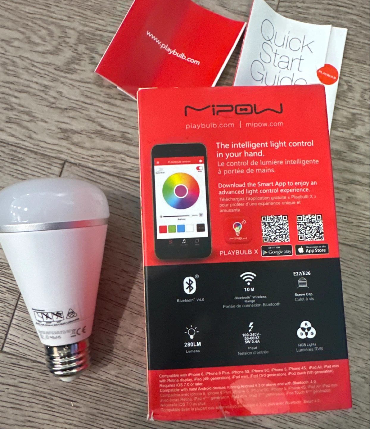 PLAYBULB Rainbow Smart LED Color Light Bulb - photo 3