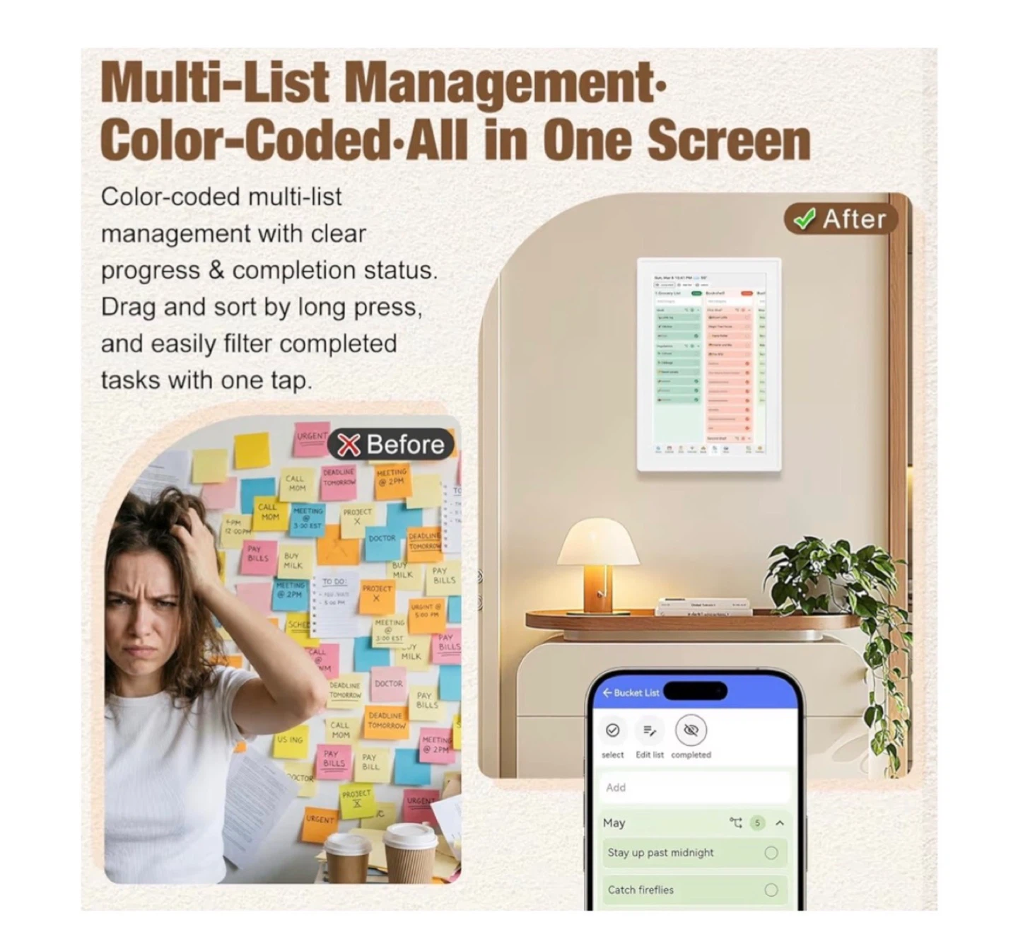 Brand new Digital Calendar 10.1" Touchscreen - photo 5