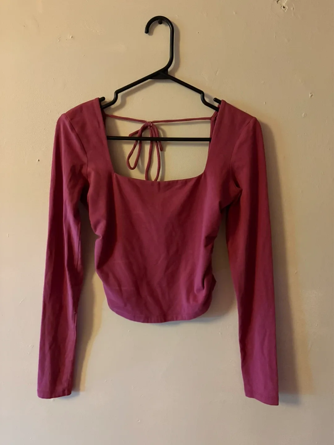 Long Sleeve Cropped Top Garage