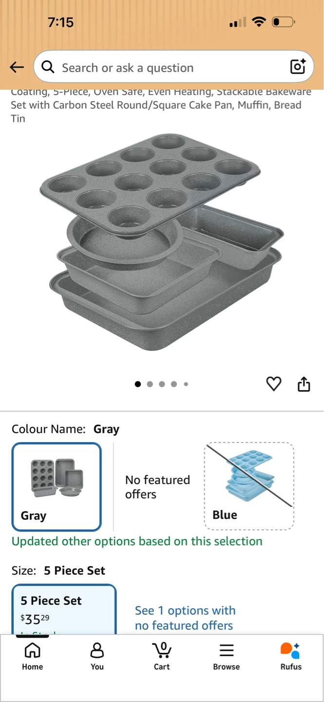 Barlket 5-Piece Bakeware Set - photo 4