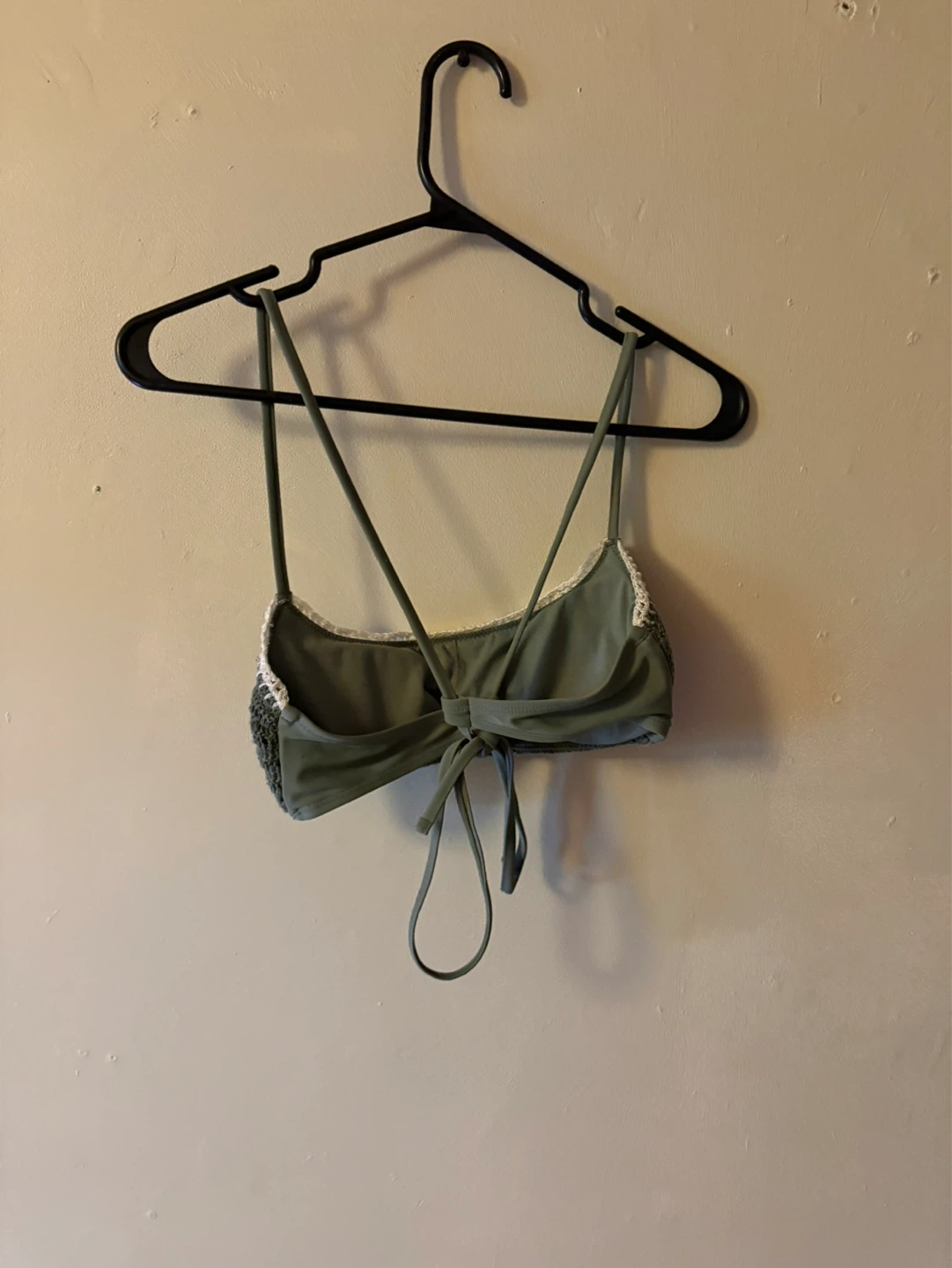 Olive Green Crochet Bikini Top - photo 2