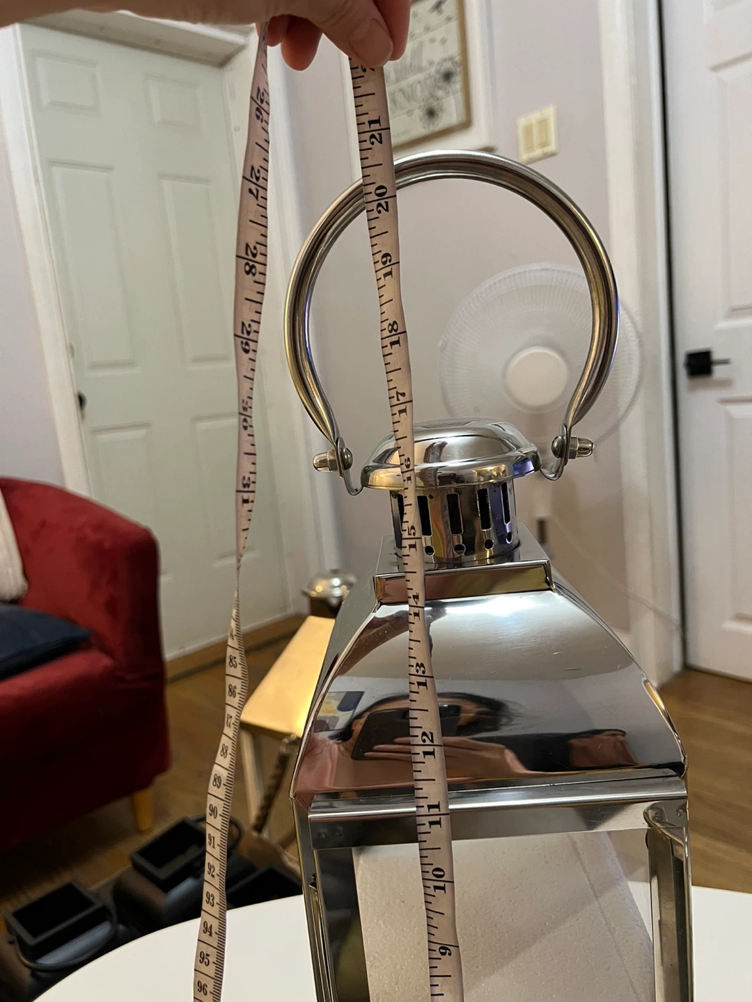 Large Silver Metal Lanterns - photo 3