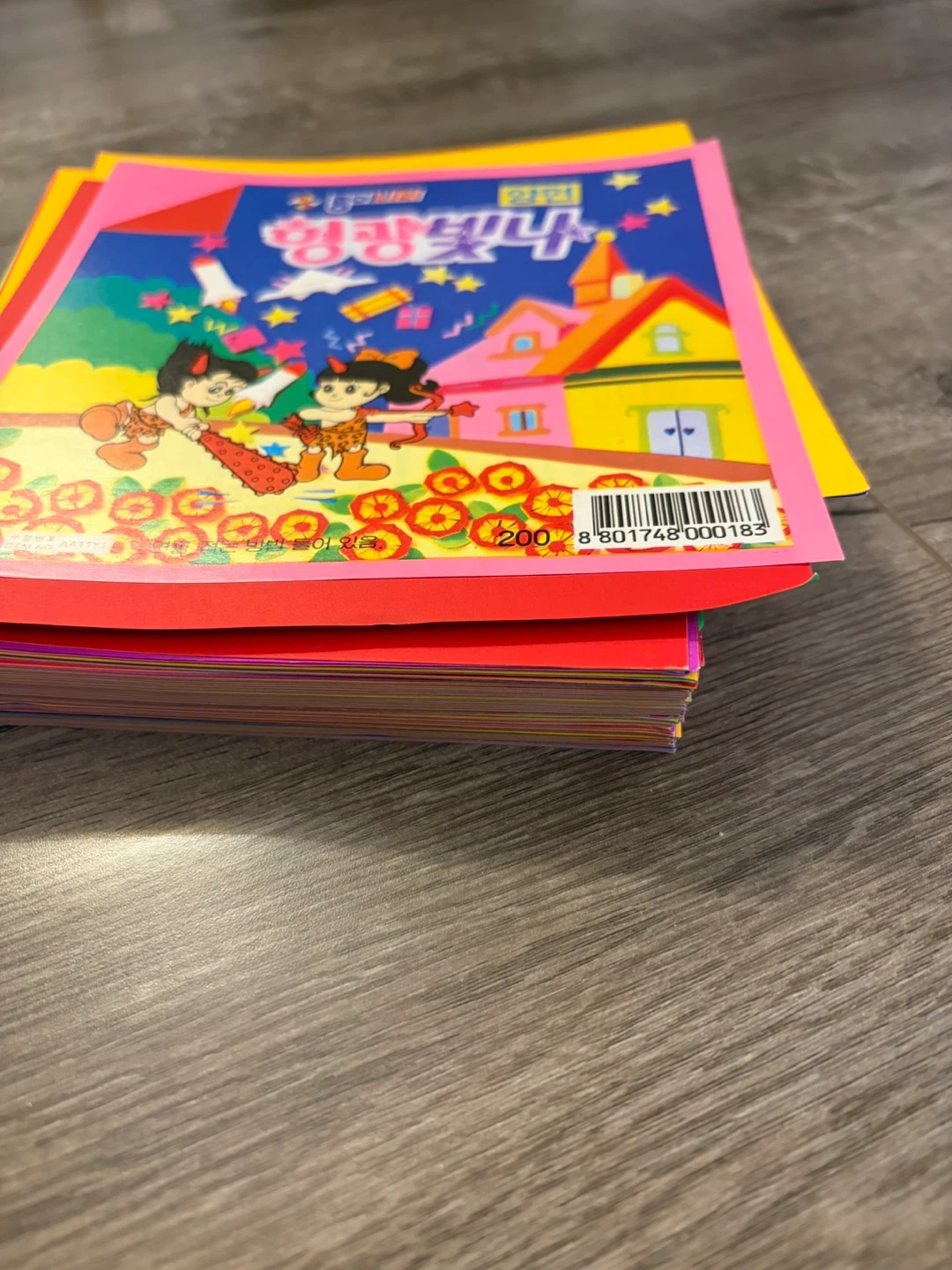 Korean Fluorescent Origami Paper - photo 2