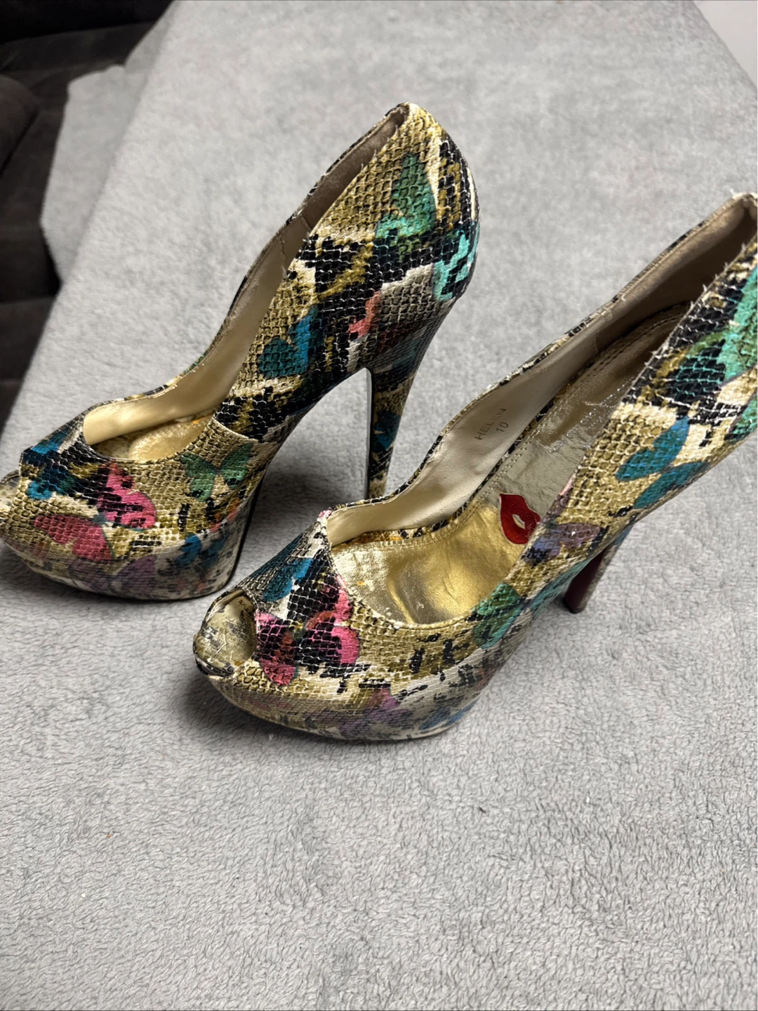 Women's Peep-Toe Heels - photo 3