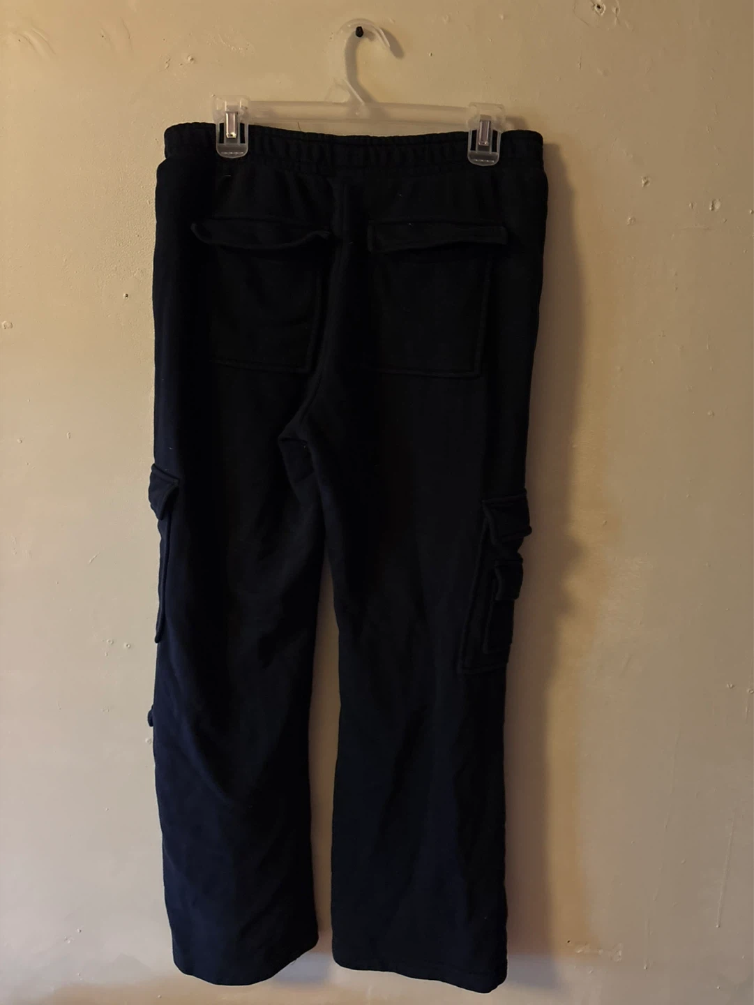 Black Cargo Sweat Pants - photo 2