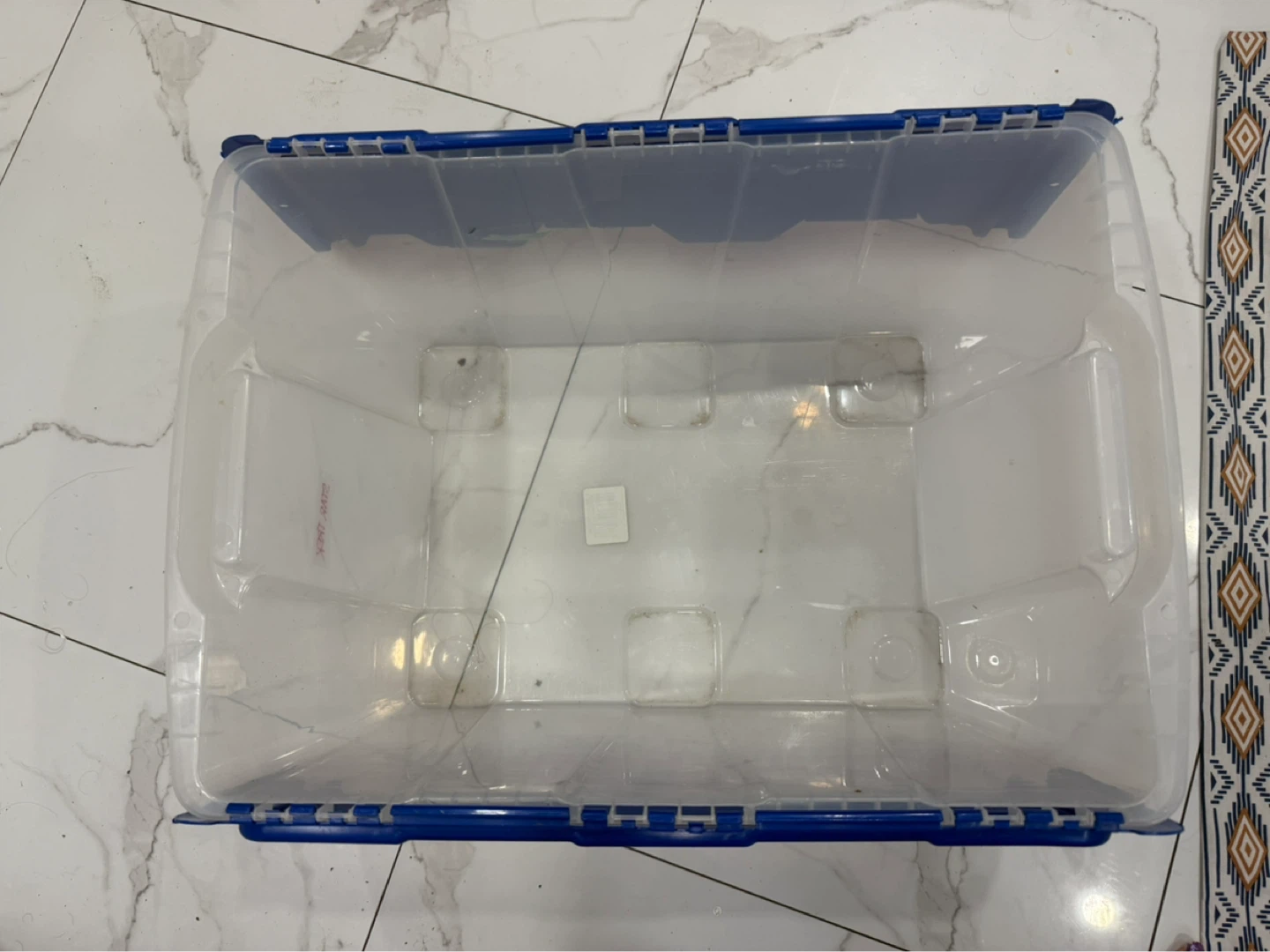 14-Gallon Clear Storage Bin with Attached Flip-Top Lid (52L) - photo 3