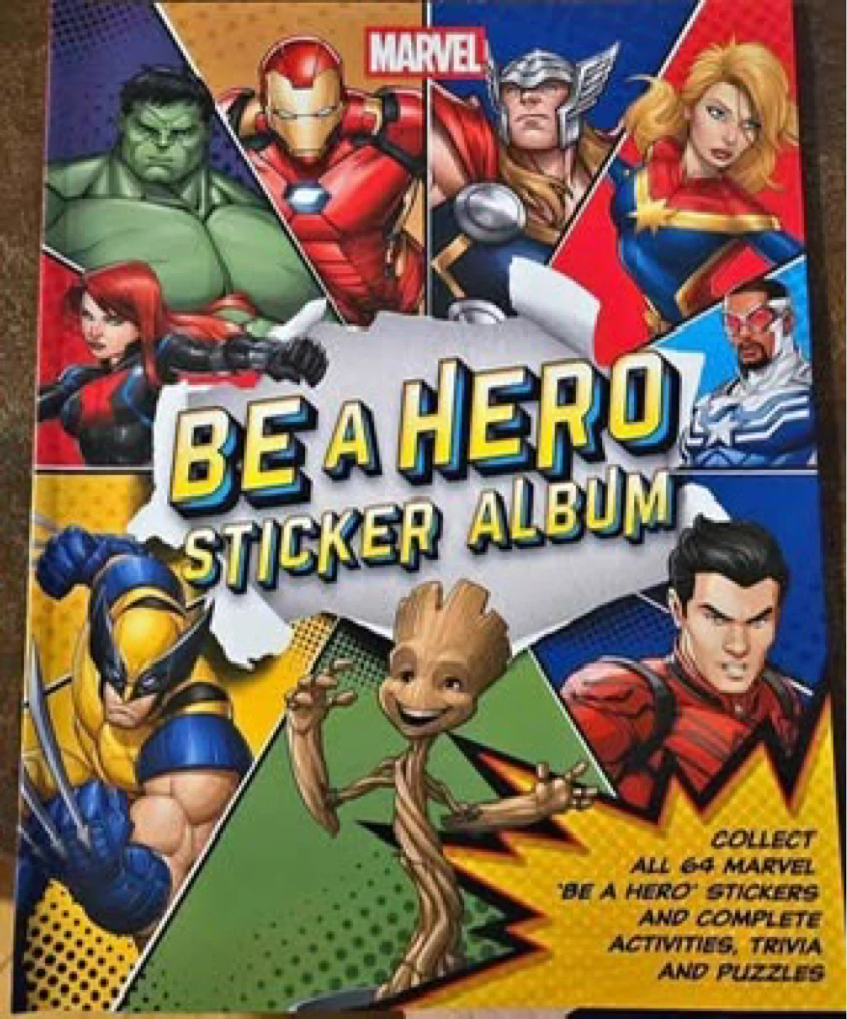 Wanted : new marvel sticker book