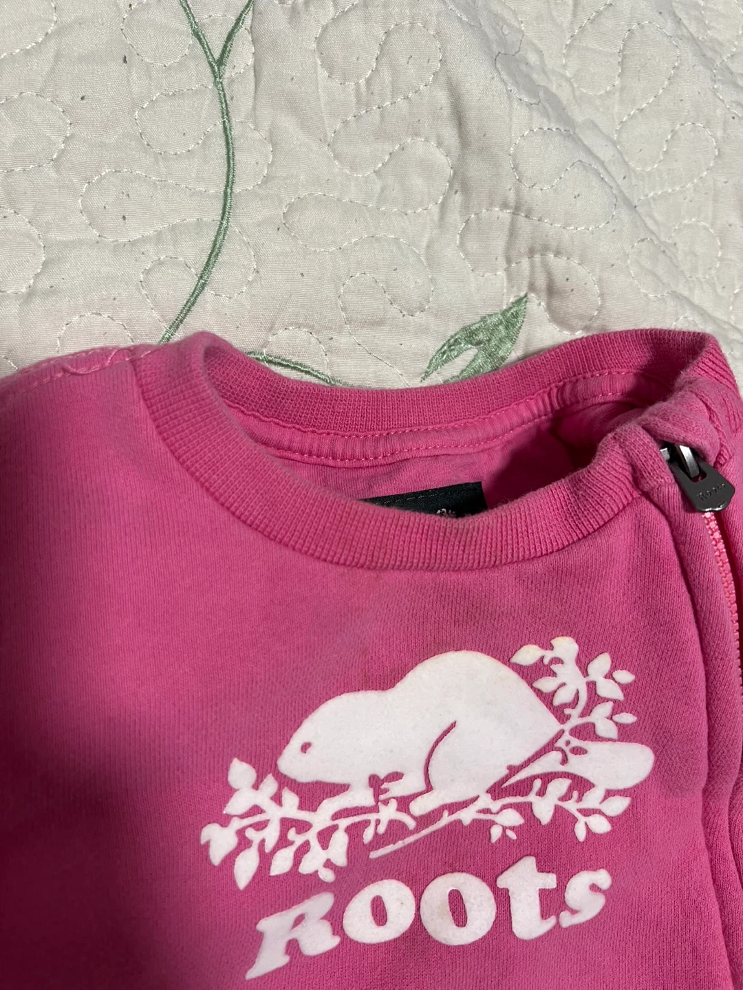 Roots Baby Grey & Pink Onesies (2-Pack) - photo 3