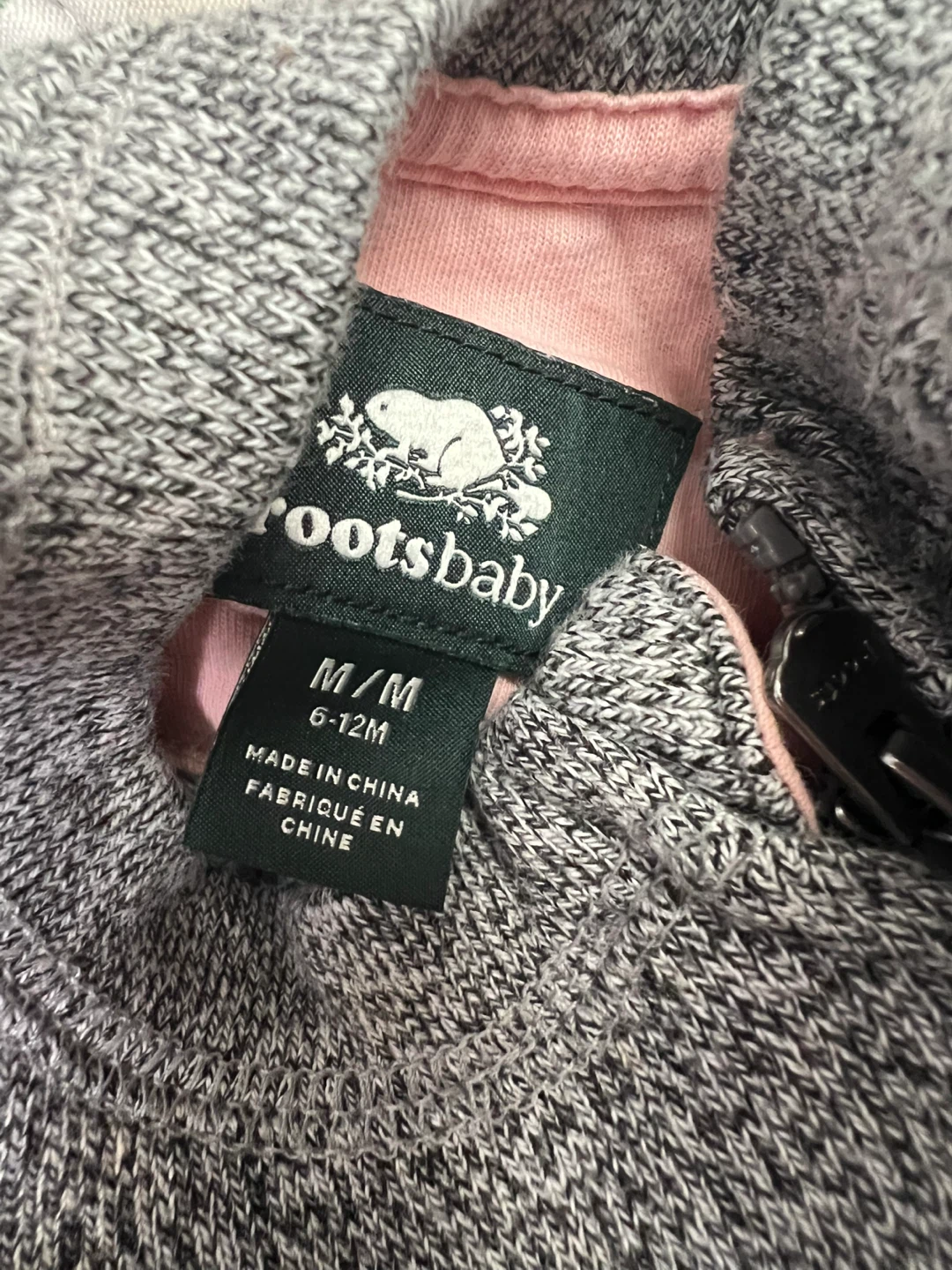 Roots Baby Grey & Pink Onesies (2-Pack) - photo 4