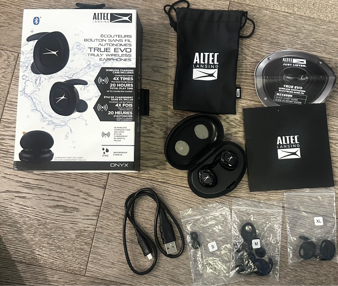 Altec Lansing True Evo Truly Wireless Earphones (Onyx)