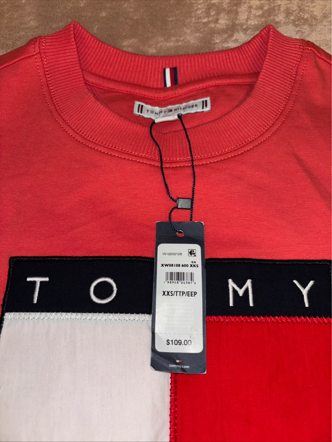 Tommy Hilfiger Red Crewneck Sweatshirt XXS - photo 2