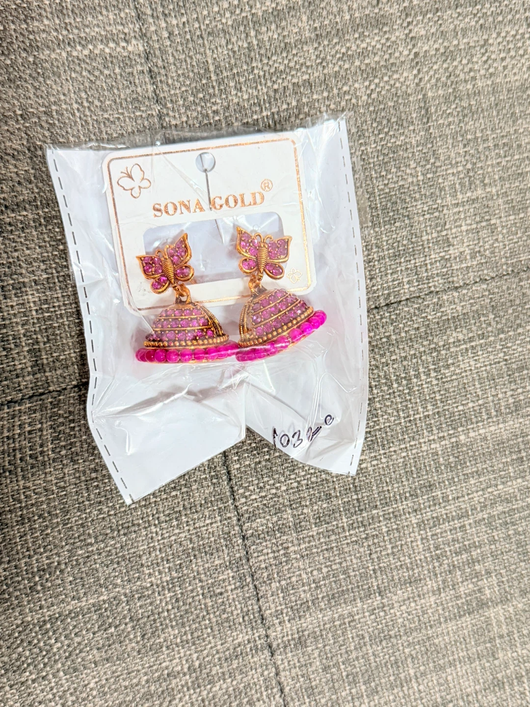 Sona Gold Jhumka Earrings - photo 5
