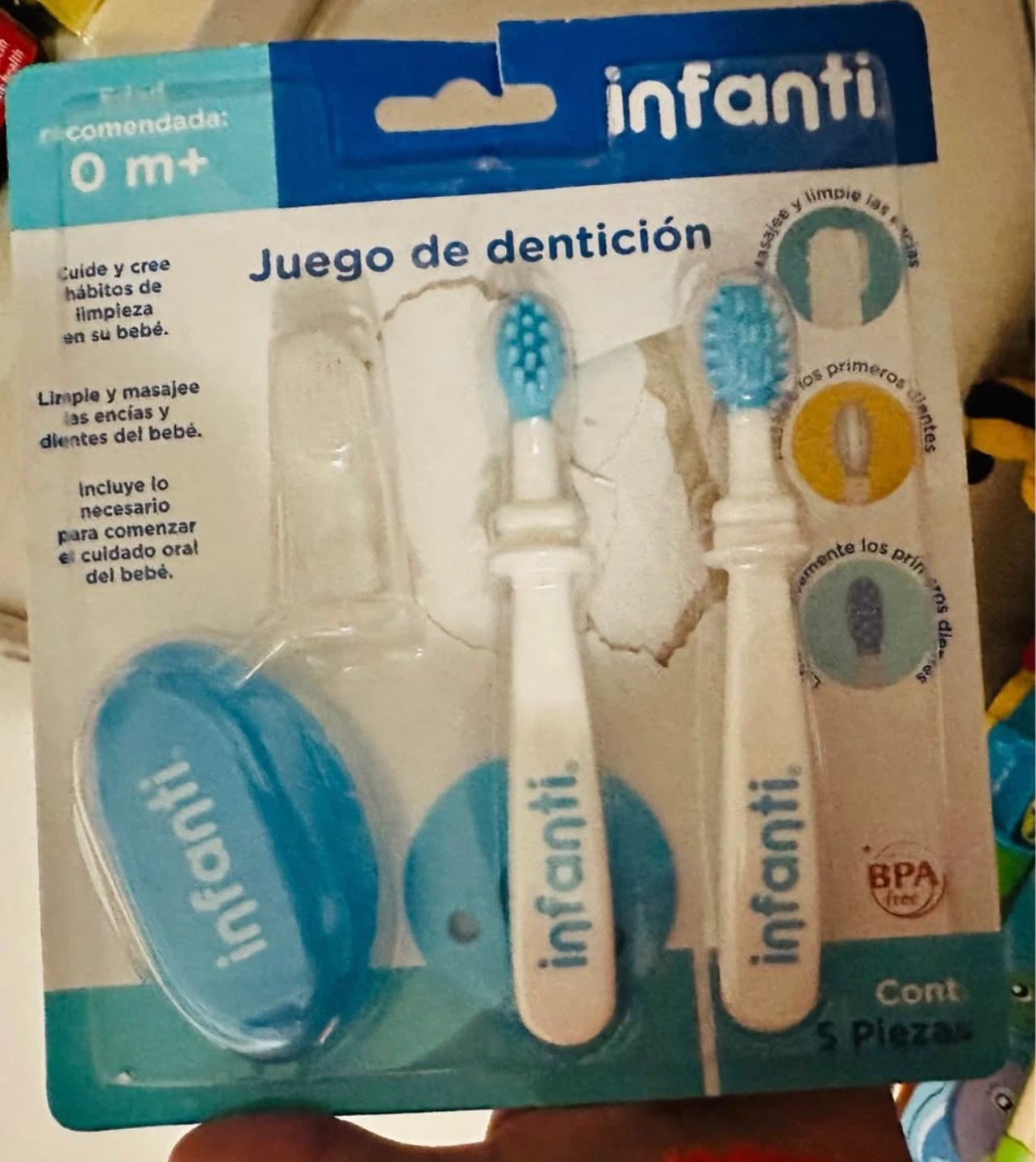 Infanti Juego de Denticion Baby Toothbrush Set