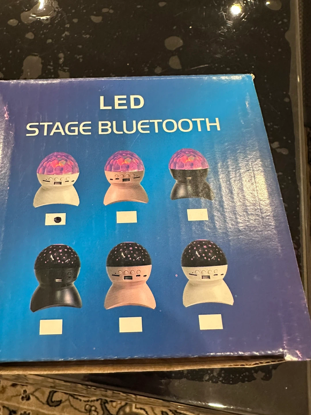 LED Stage Bluetooth Projector Light with Speaker - photo 4